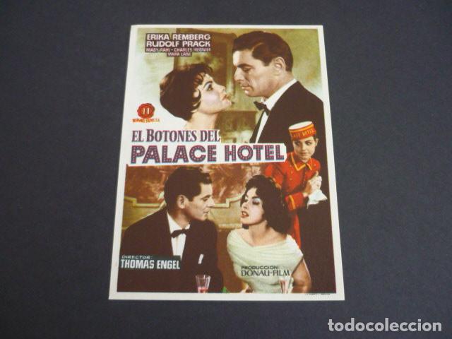 Cine: EL BOTONES DEL PALACE HOTEL PROGRAMA DE MANO SIN PUBLICIDAD - Foto 1