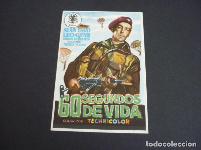 Cine: 60 SEGUNDOS DE VIDA PROGRAMA DE MANO SIN PUBLICIDAD - Foto 1