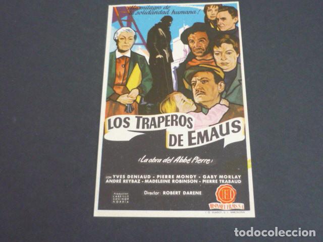 Cine: LOS TRAPEROS DE EMAUS PROGRAMA DE MANO SIN PUBLICIDAD - Foto 1