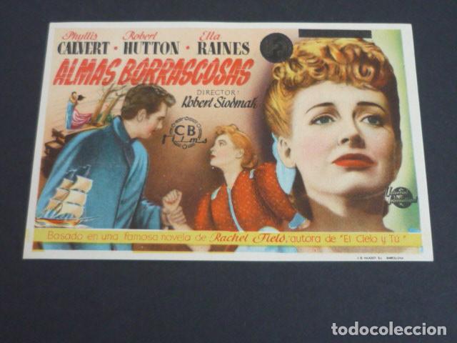 Cine: ALMAS BORRASCOSAS PROGRAMA DE MANO SIN PUBLICIDAD - Foto 1