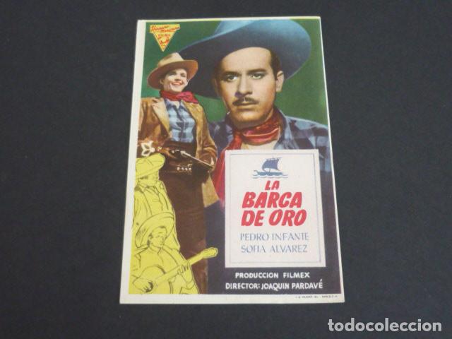 Cine: LA BARCA DE ORO PROGRAMA DE MANO SIN PUBLICIDAD