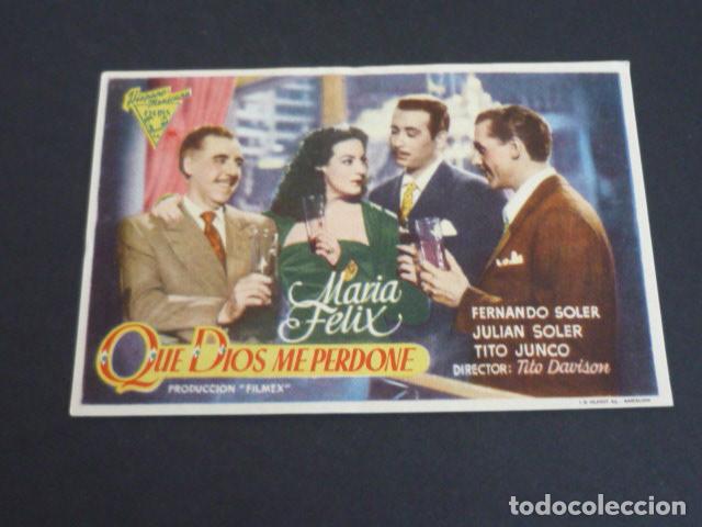 Cine: QUE DIOS ME PERDONE PROGRAMA DE MANO SIN PUBLICIDAD - Foto 1