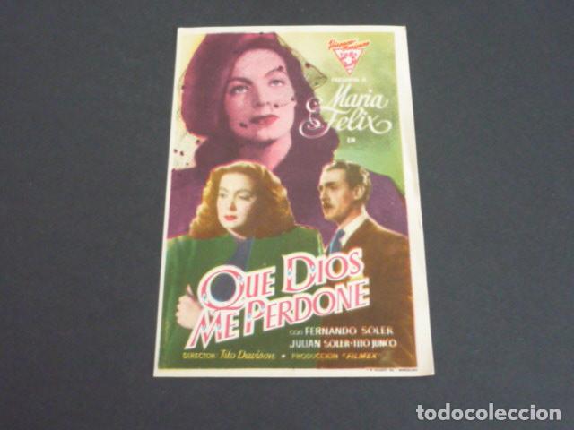 Cine: QUE DIOS ME PERDONE PROGRAMA DE MANO SIN PUBLICIDAD - Foto 1