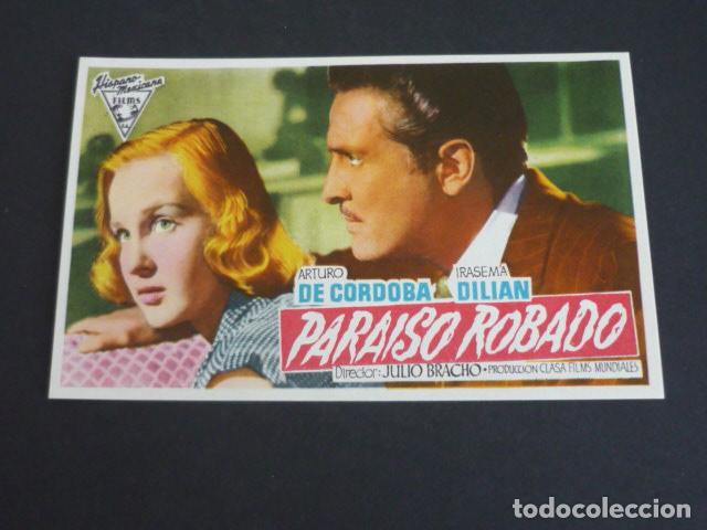 Cinema: PARAISO ROBADO PROGRAMA DE MANO SIN PUBLICIDAD