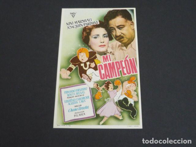 Cine: MI CAMPEON PROGRAMA DE MANO SIN PUBLICIDAD - Foto 1