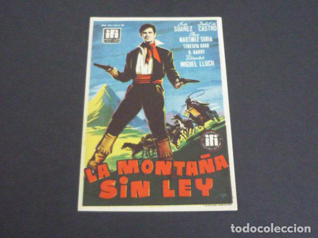 Cine: LA MONTA&Ntilde;A SIN LEY PROGRAMA DE MANO SIN PUBLICIDAD - Foto 1