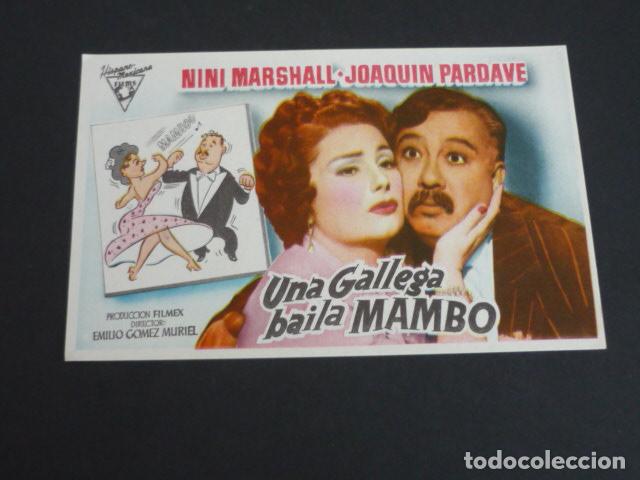 Cine: UNA GALLEGA BAILA MAMBO PROGRAMA DE MANO SIN PUBLICIDAD - Foto 1