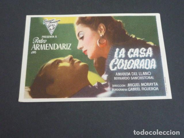 Cine: LA CASA COLORADA PROGRAMA DE MANO SIN PUBLICIDAD - Foto 1