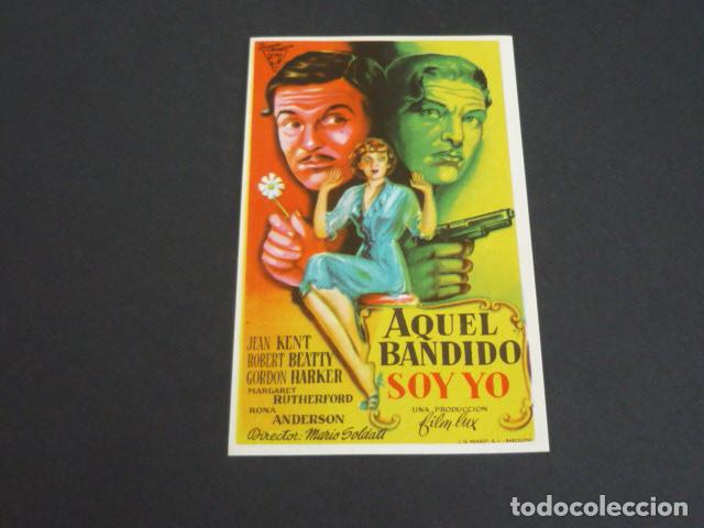 Cine: AQUEL BANDIDO SOY YO PROGRAMA DE MANO SIN PUBLICIDAD - Foto 1