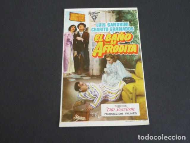 Cine: EL BA&Ntilde;O DE AFRODITA PROGRAMA DE MANO SIN PUBLICIDAD - Foto 1