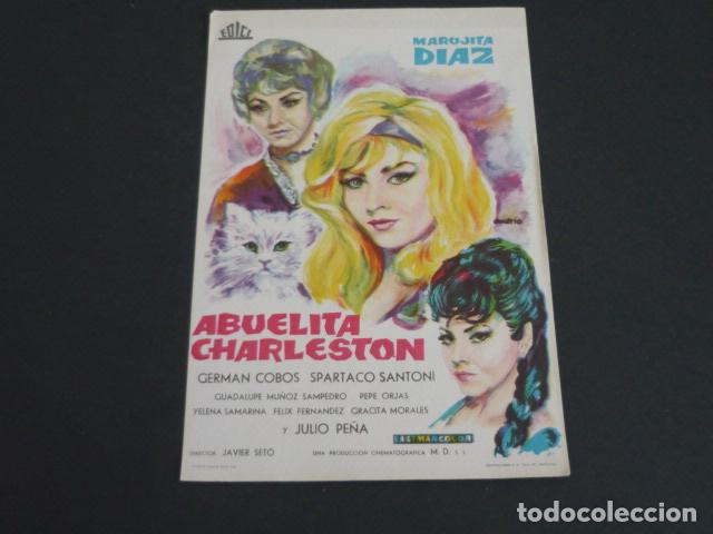Cine: ABUELITA CHARLETON PROGRAMA DE MANO SIN PUBLICIDAD - Foto 1