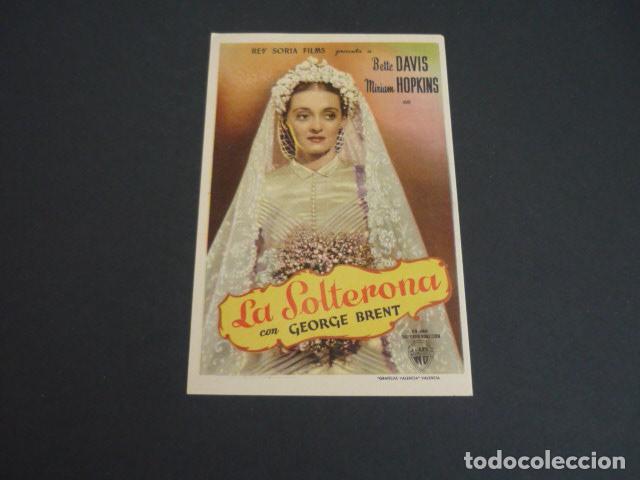 Cine: LA SOLTERONA PROGRAMA DE MANO SIN PUBLICIDAD - Foto 1