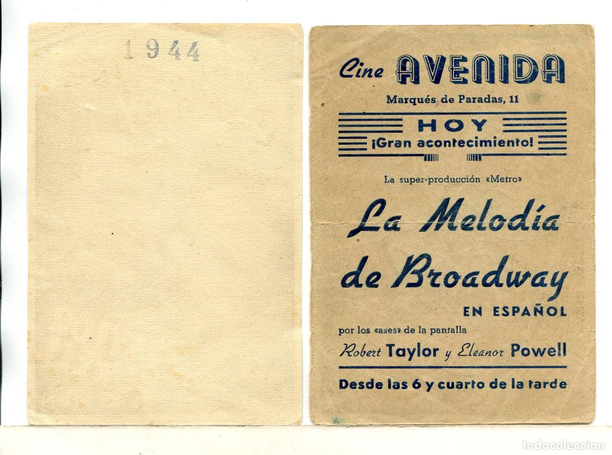 Cine: LA MELOD&Iacute;A DE BROADWAY, con Robert Taylor. - Foto 2