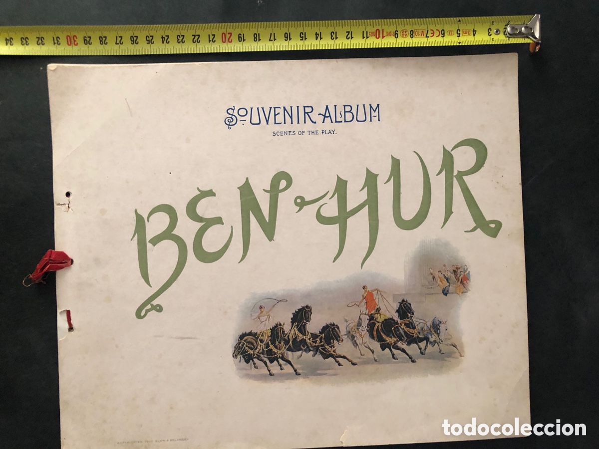 Cine: Programa de teatro estreno Ben hur en 1900 - Foto 4