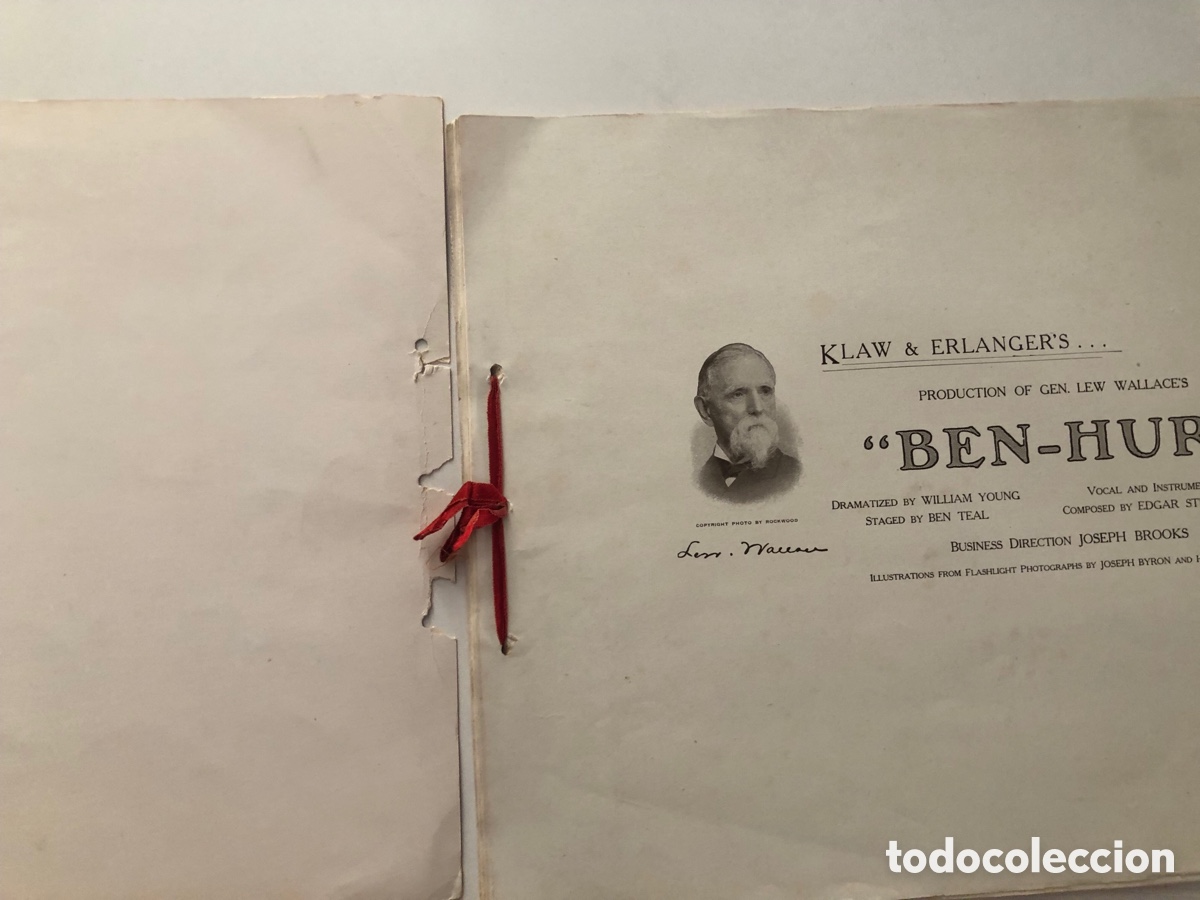 Cine: Programa de teatro estreno Ben hur en 1900 - Foto 6