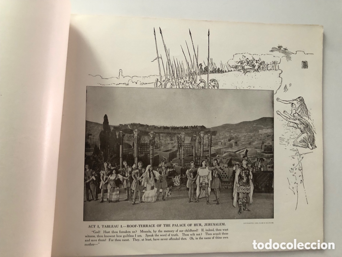 Cine: Programa de teatro estreno Ben hur en 1900 - Foto 11
