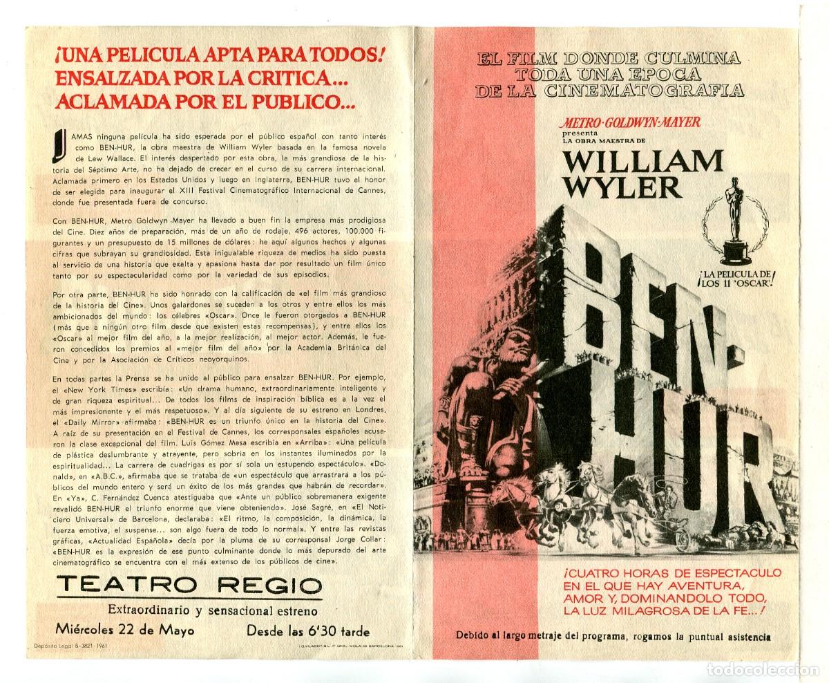 Cine: BEN-HUR, con Charlton Heston. - Foto 1