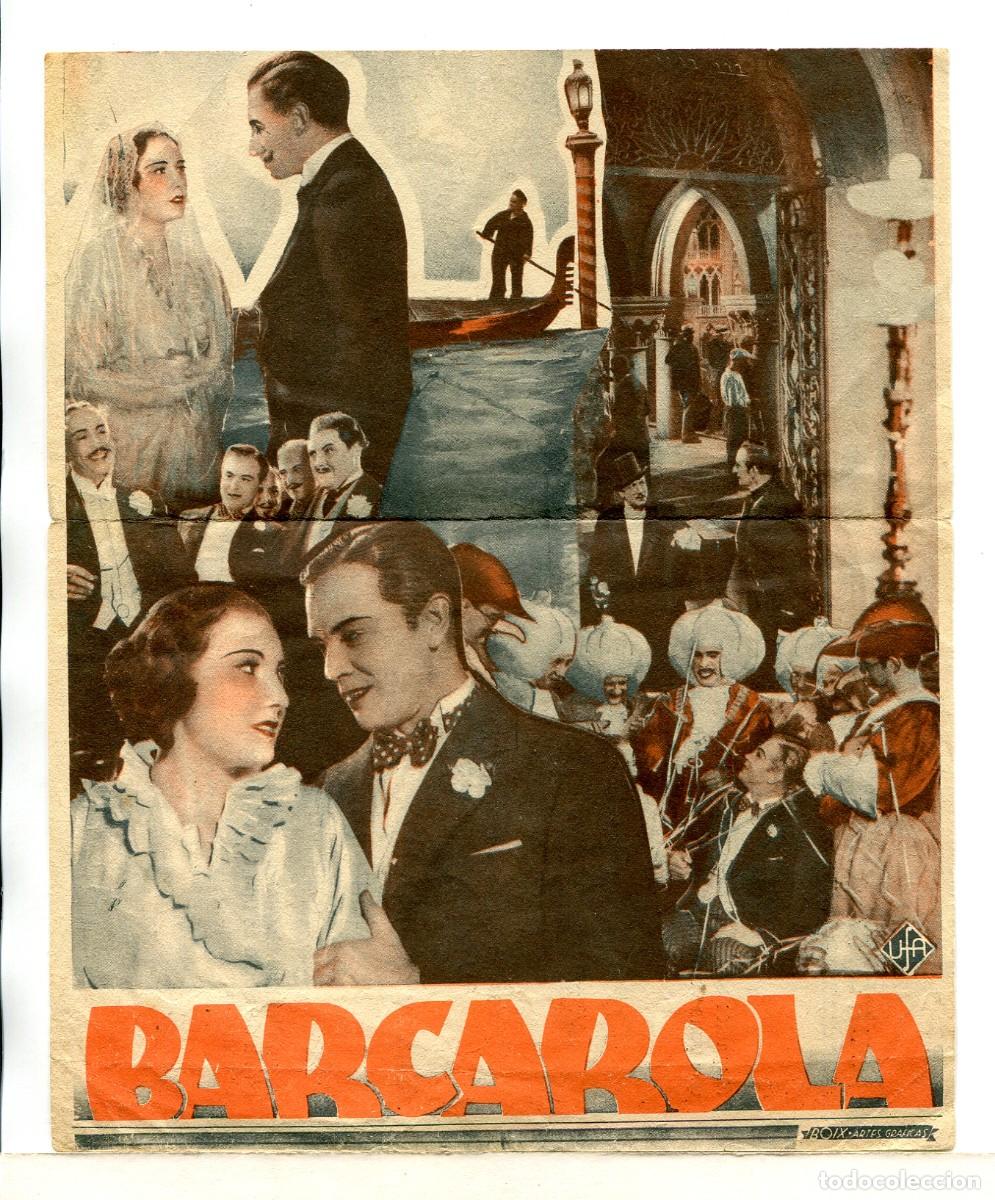 Cine: BARCAROLA, con Elsa Wargner. - Foto 1
