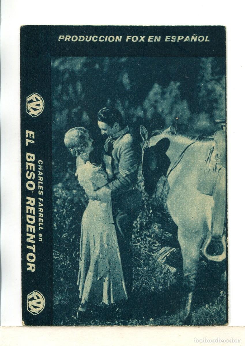  Flyers Publicitaires de films Anciens: EL BESO REDENTOR, con Charles Farrell.
