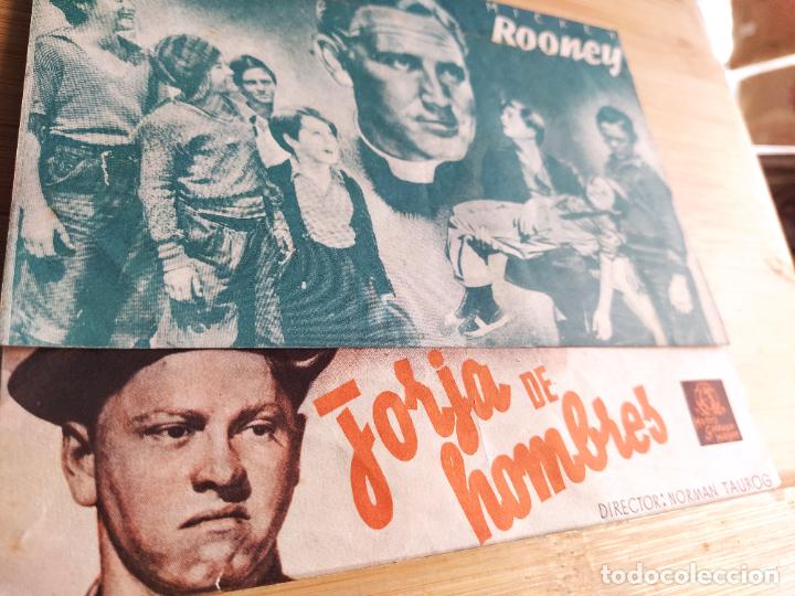 Kino: FORJA DE HOMBRES-MICKEY ROONEY-SPENCER TRACY-CINE ODEON-PROGRAMA DE CINE DOBLE-VER FOTOS-(K-11.172)