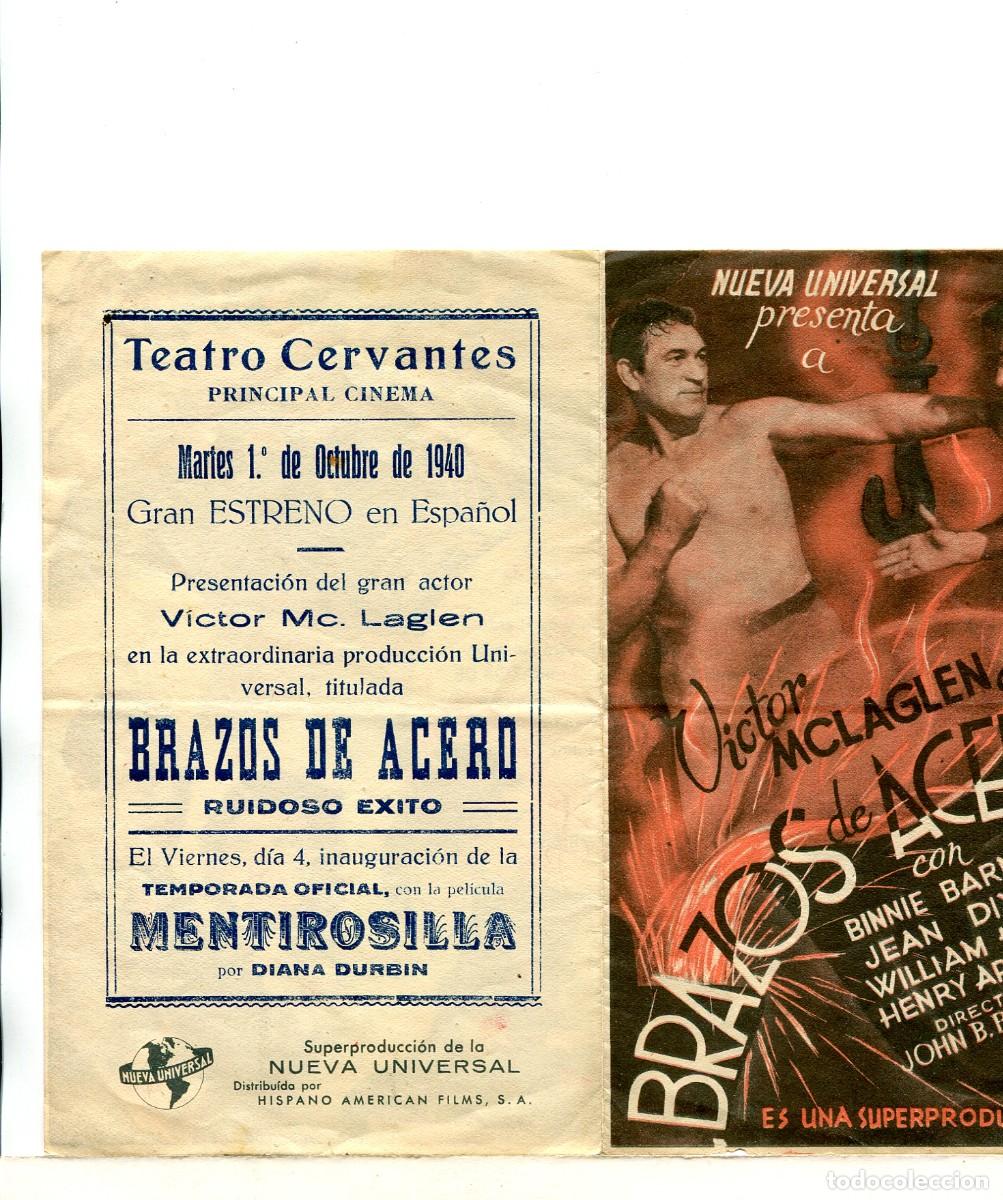 Cine: BRAZOS DE ACERO, con Victon McLaglen. - Foto 1