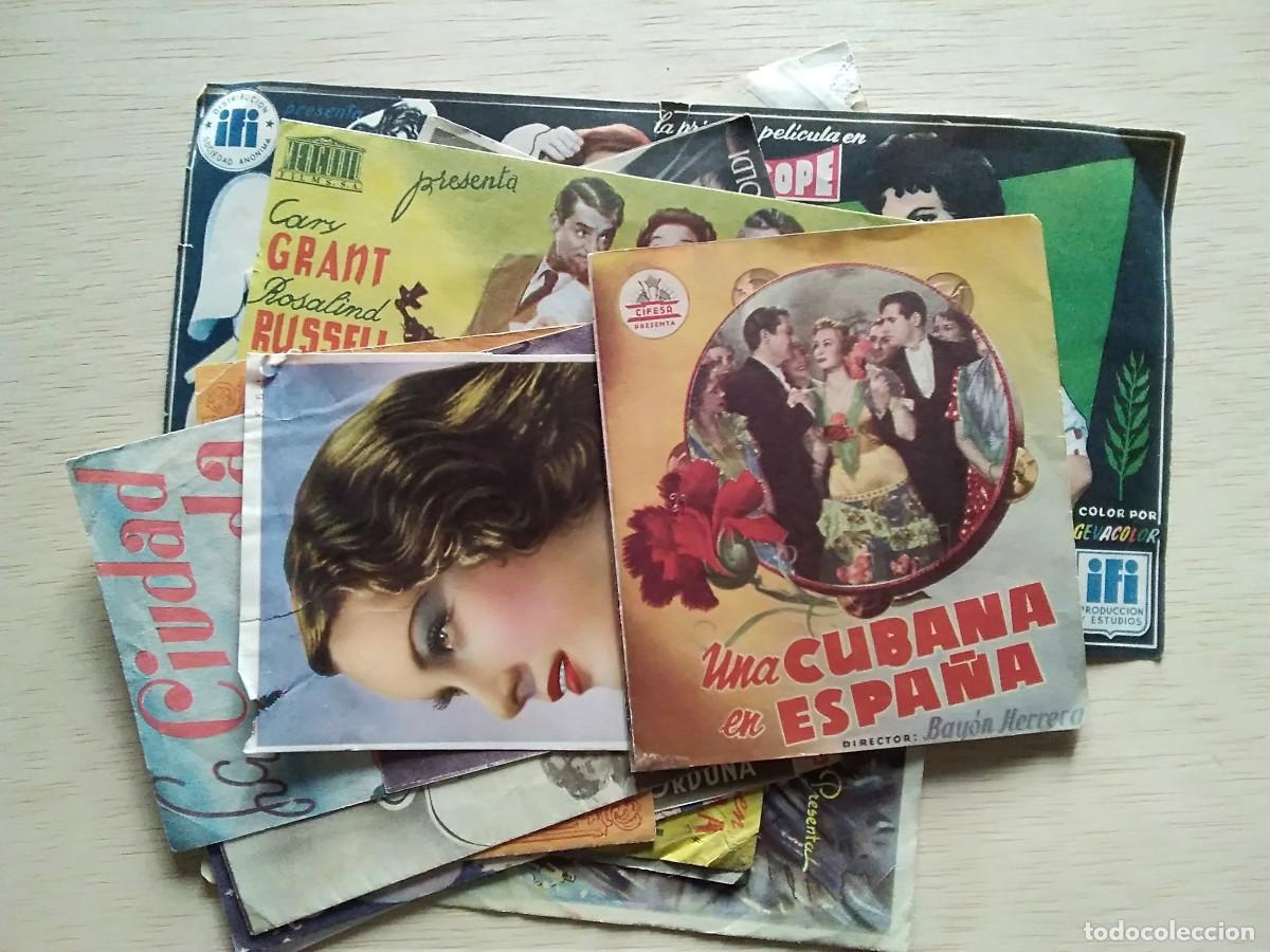 Cine: LOTE DE 21 PROGRAMAS DE CINE - Foto 1
