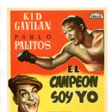 Cine: EL CAMPEÓN SOY YO, CON KID GAVILÁN.