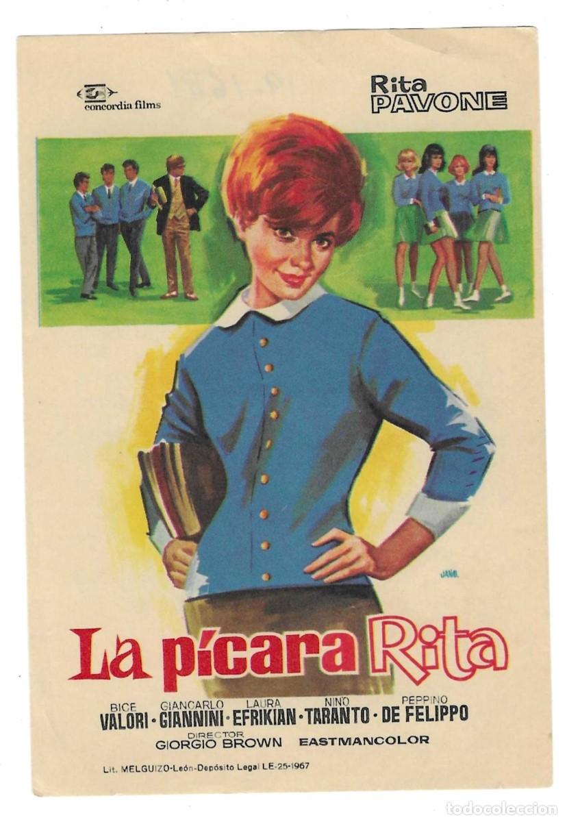 Cine: Programa Cine. La picara Rita. Rita Pavone. 19-1681 - Foto 1