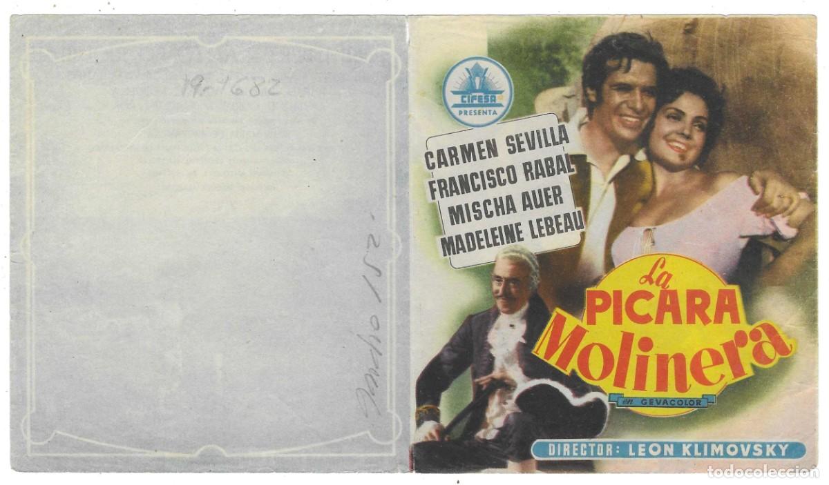Cine: Programa Cine. La picara molinera. Carmen Sevilla. 19-1682 - Foto 1