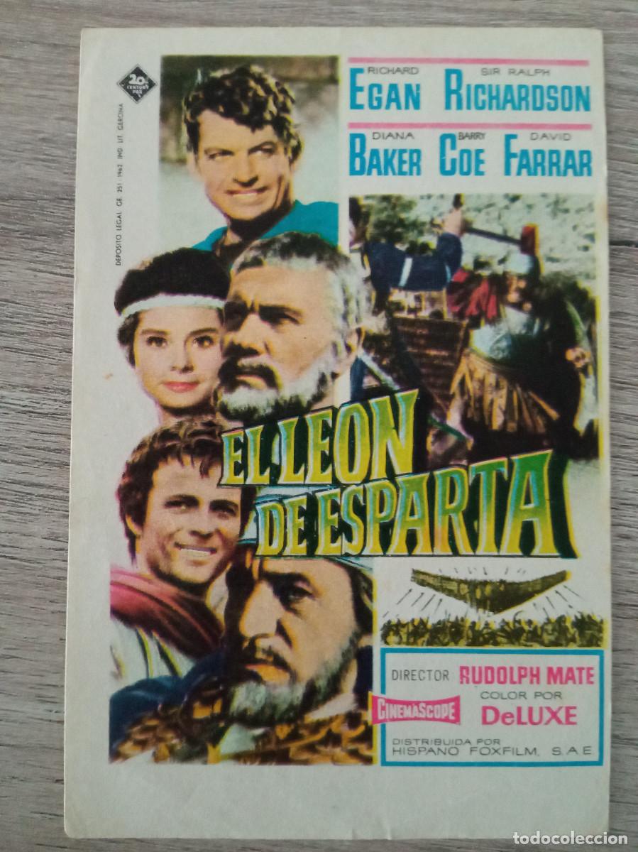 Cine: EL LEON DE ESPARTA, RICHARD EGAN