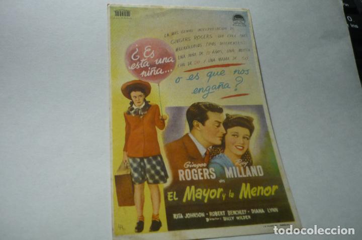 Cine: programa el mayor y la menor -ginger rogers - Foto 1