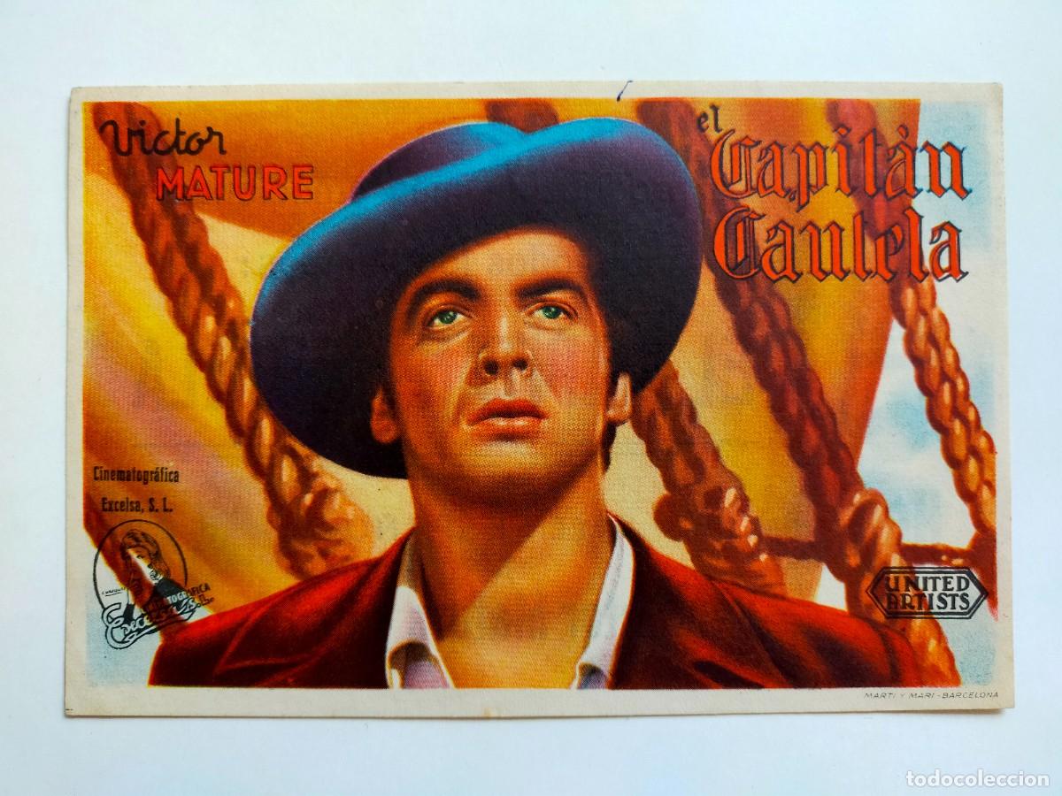 Cine: PROGRAMA SENCILLO ORIG: EL CAPITAN CAUTELA Victor Mature, Leo Carrillo- Cine IDEAL