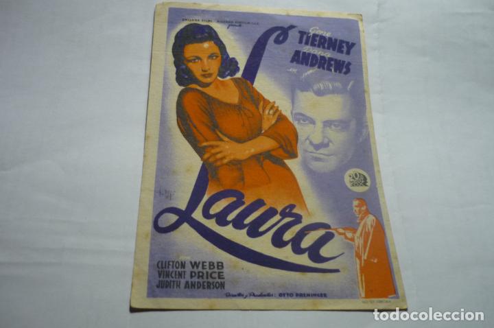 Cine: PROGRAMA LAURA -GENE TIERNEY -principal montblanch - Foto 1