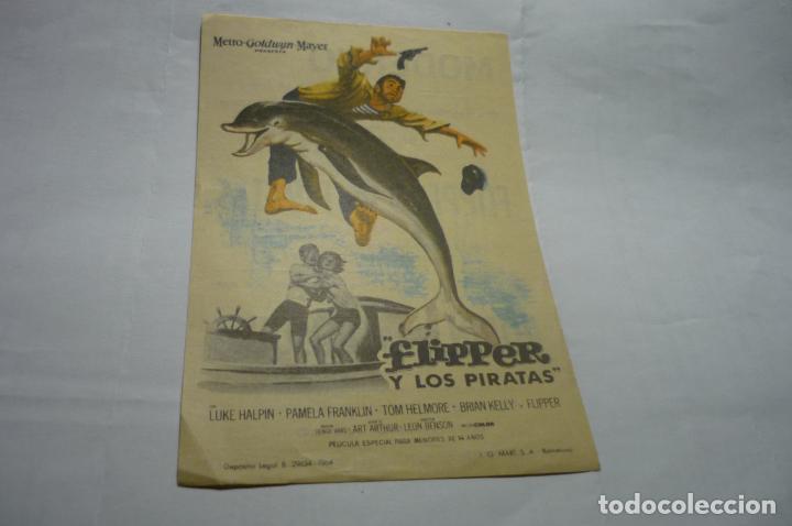 Cine: PROGRAMA FLIPPER Y LOS PIRATAS,.PUBLICIDAD - Foto 1