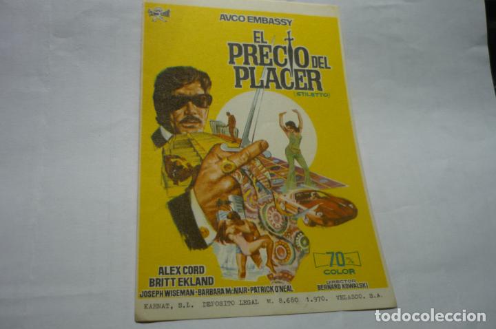 Cine: PROGRAMA EL PRECIO DEL PLACER - Foto 1