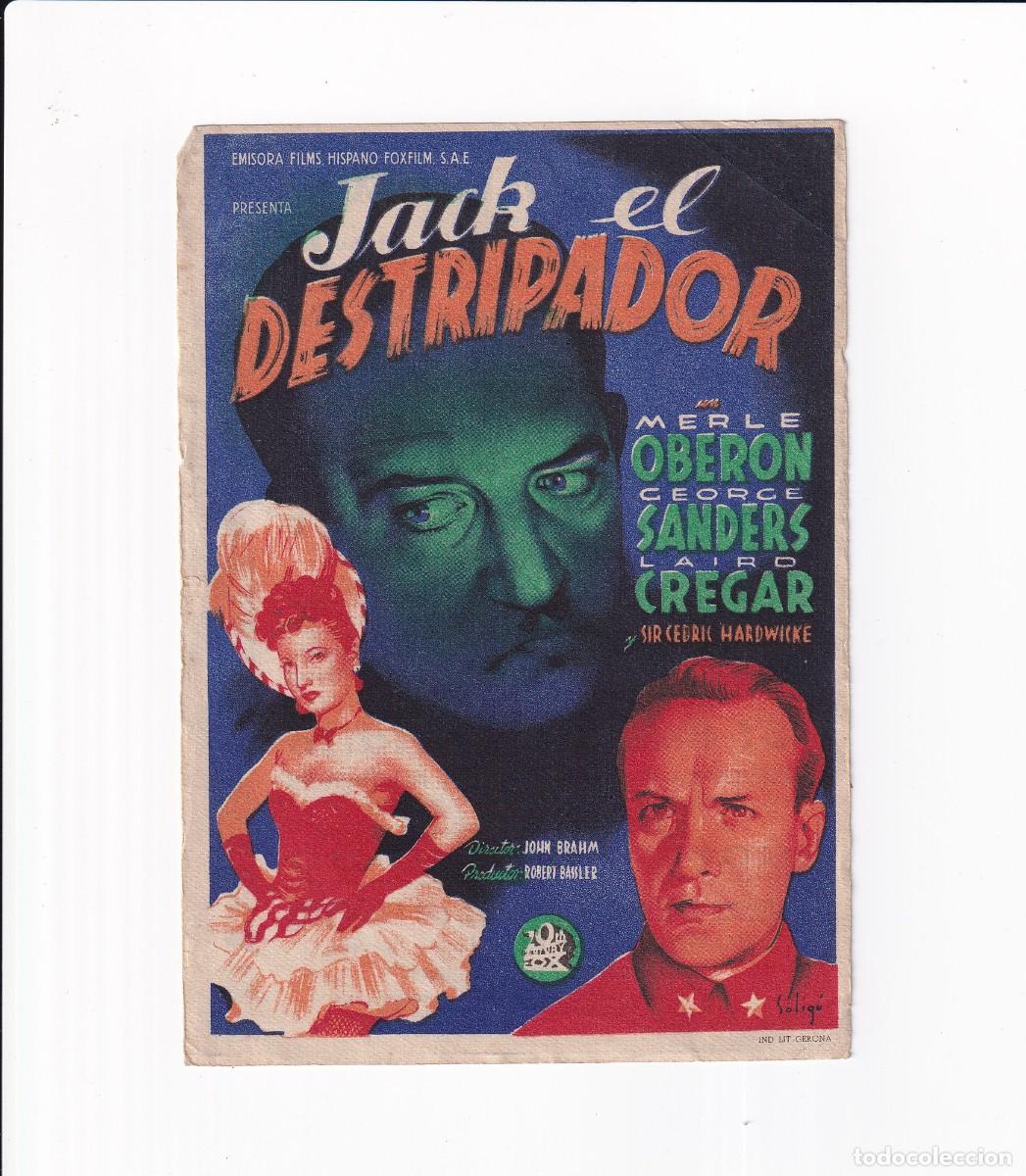 Cine: JACK EL DESTRIPADOR .- MERLE OBERON - Foto 1