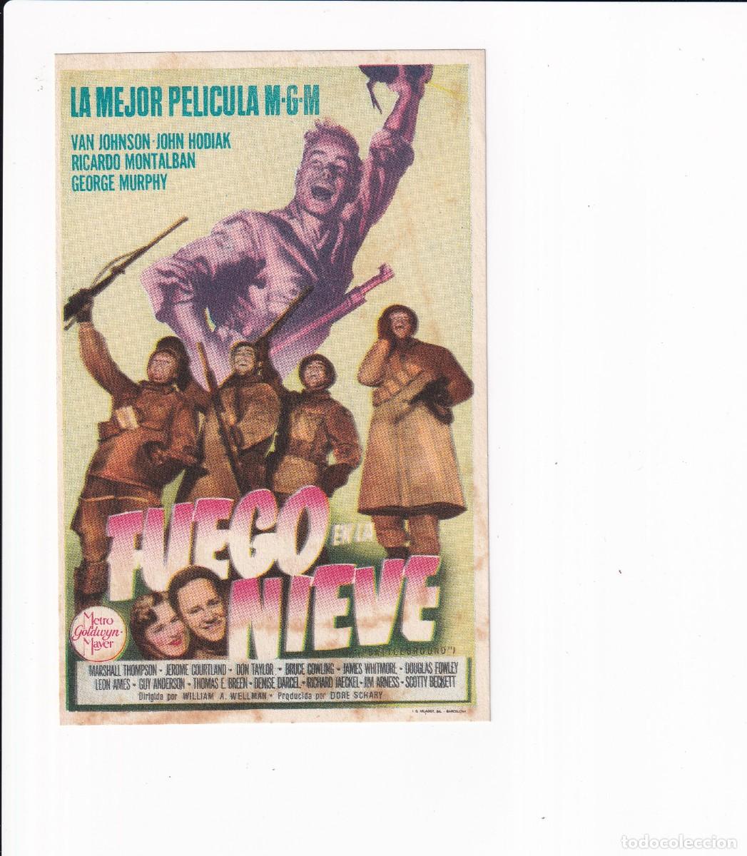 Cine: FUEGO EN LA NIEVE .- VAN JOHNSON - Foto 1