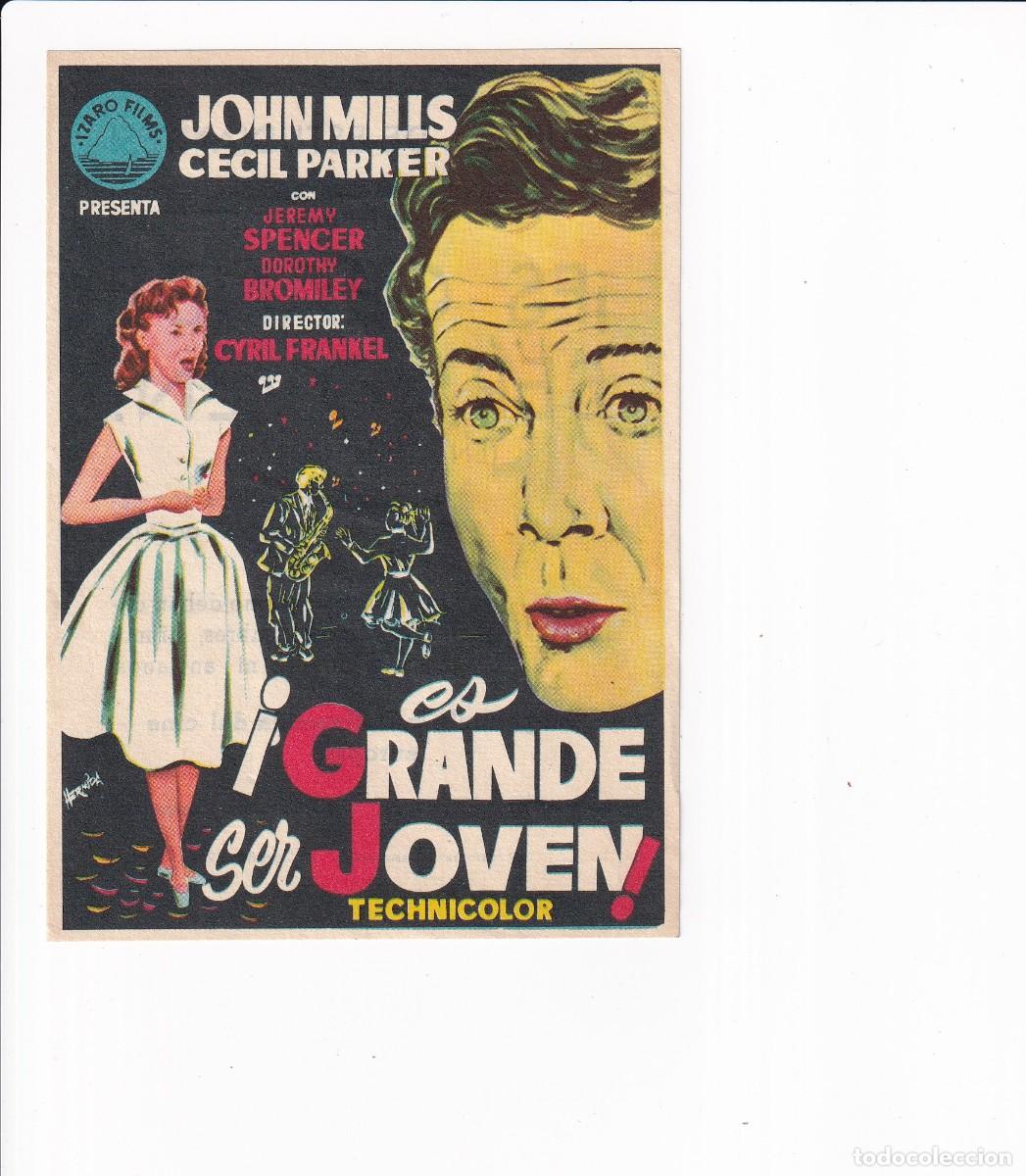 Cine: ES GRANDE SER JOVEN .- JOHN MILLS - Foto 1