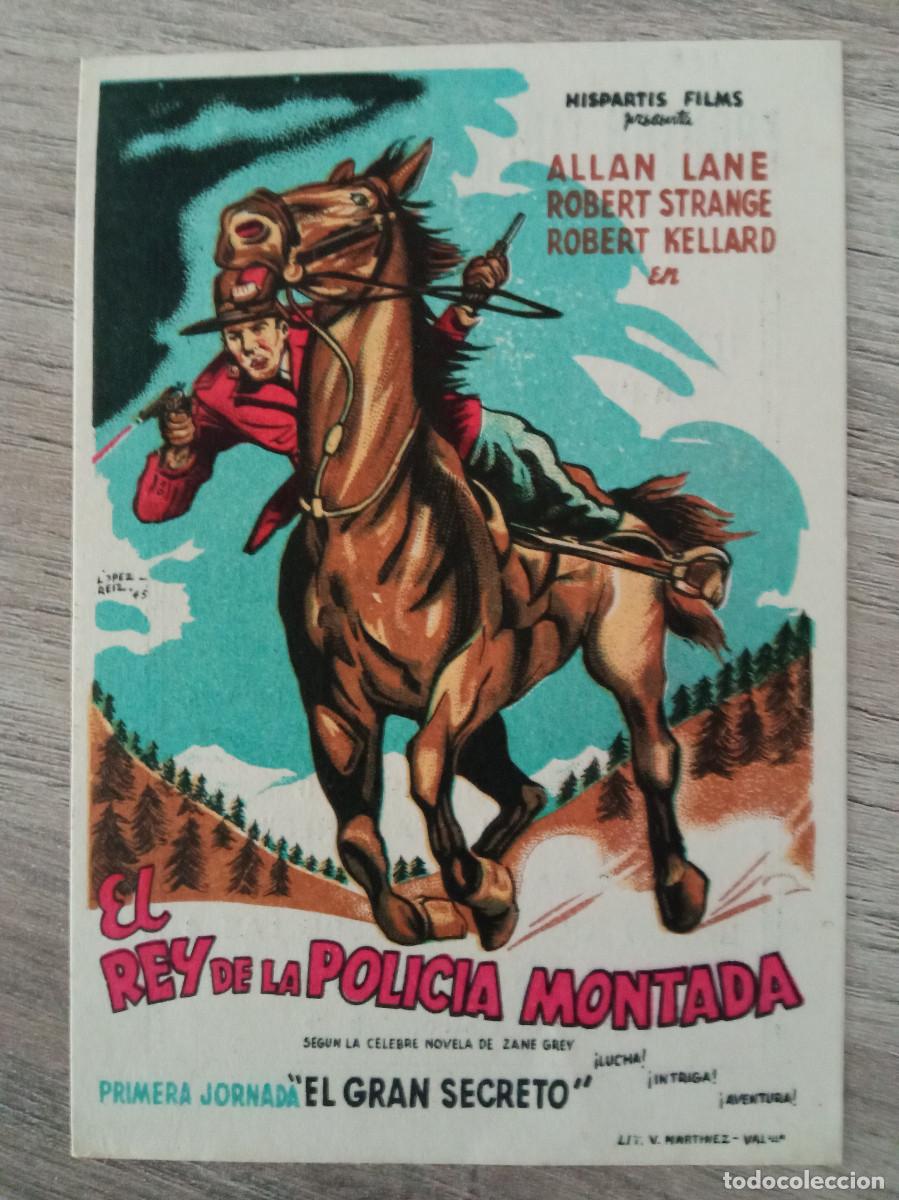 Kino: EL REY DE LA POLICIA MONTADA, ALLAN LANE, FRONTON CINEMA, LOGRO&Ntilde;O
