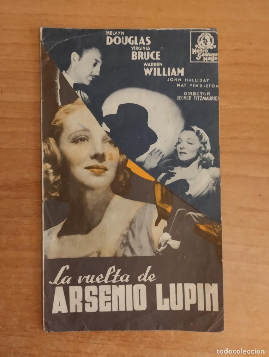Cine: W-- PROGRAMA DE CINE -- LA VUELTA DE ARSENIO LUPIN ct - Foto 1