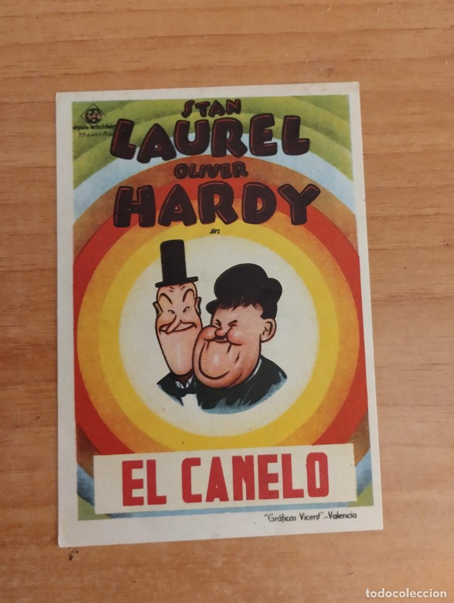 Cine: VERDE-- PROGRAMA DE CINE -- - EL CANELO STAN LAUREL Y OLIVER HARDY - Foto 1