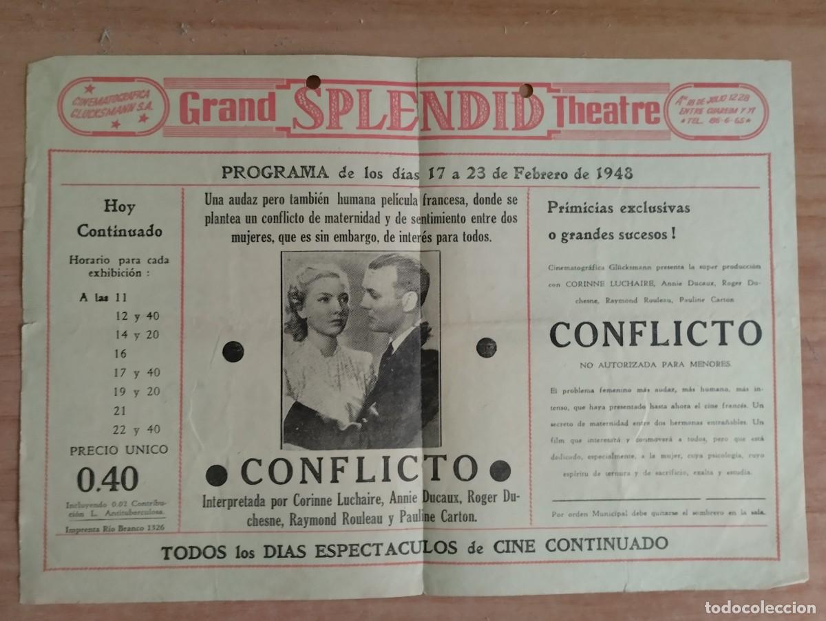 Cine: W-- PROGRAMA DE CINE SUDAMERICANO -CONFLICTO - Foto 3