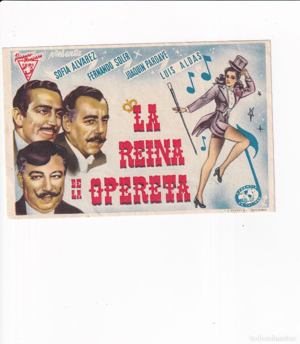 Cine: LA REINA DE LA OPERETA .- SOFIA ALVAREZ - Foto 1