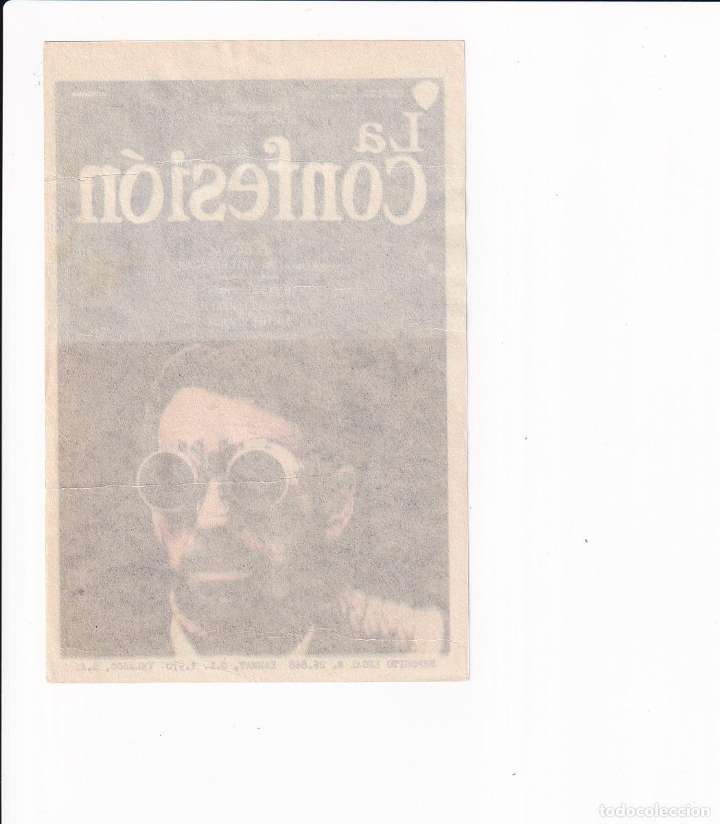 Cine: LA CONFESION .- YVES MONTANO - Foto 2