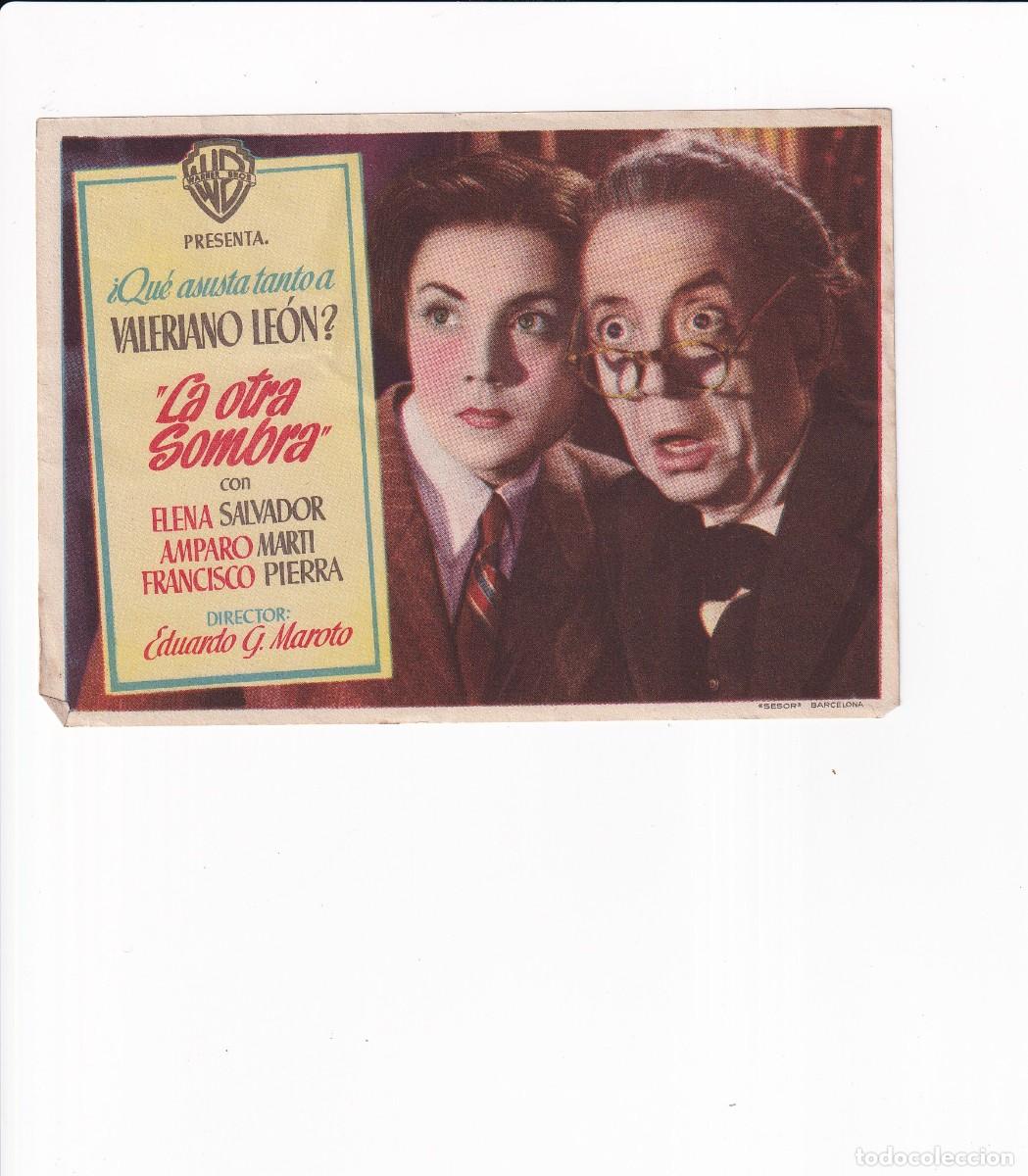 Cine: LA OTRA SOMBRA .- VALERIANO LEON - Foto 1