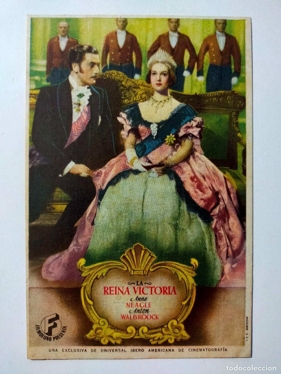 Cine: PROGRAMA SENCILLO ORIG: LA REINA VICTORIA. Anne Neagle, Anton Walbroock - Cinema BARACALDO