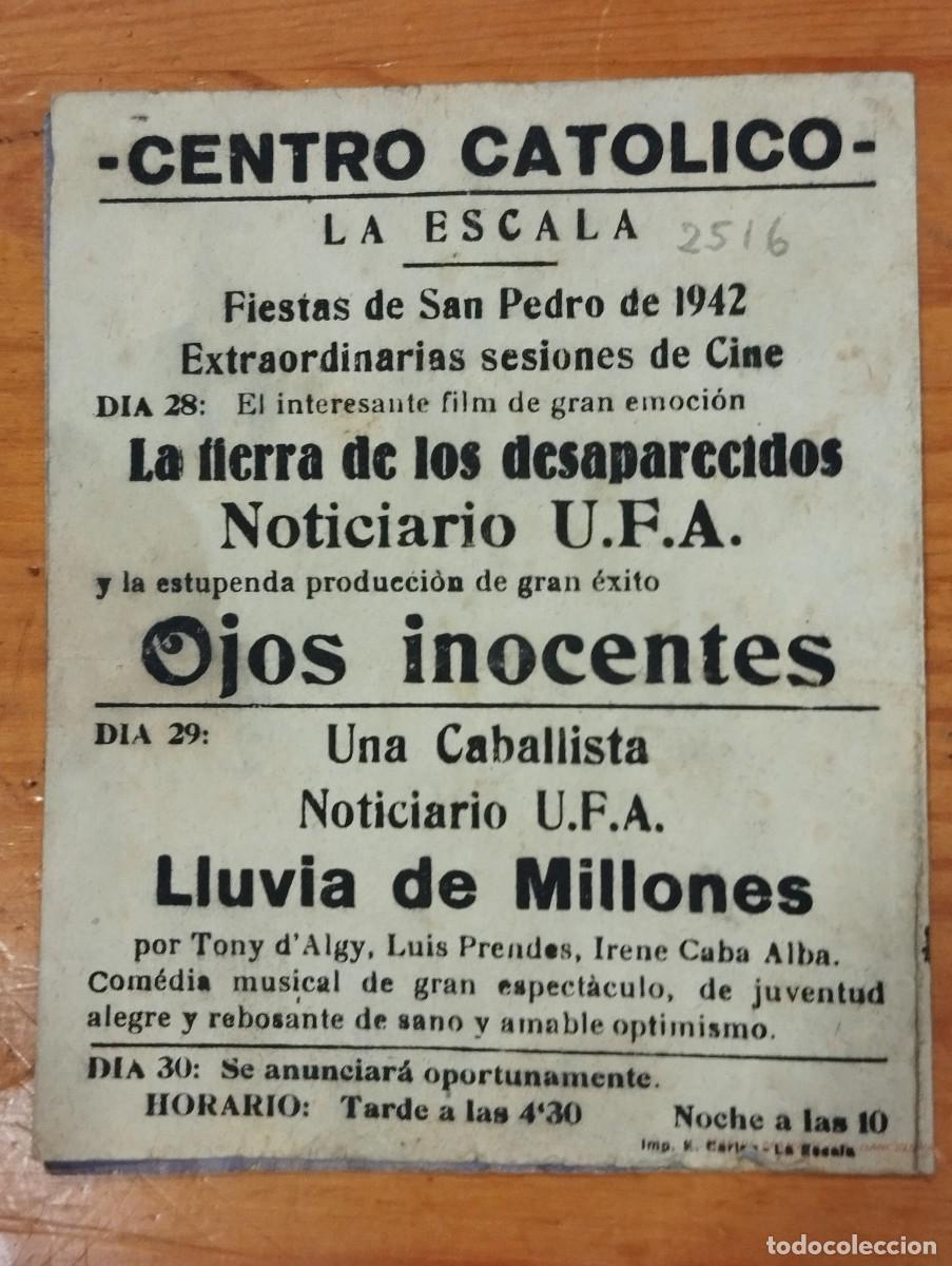 Cine: OJOS INOCENTES - PROGRAMA DE CINE DOBLE. - Foto 3