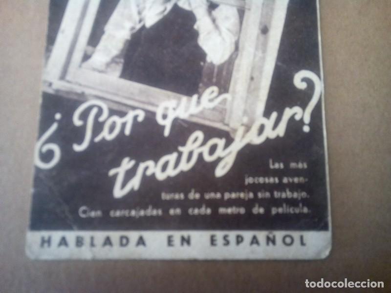 Cine: PROGRAMA DE MANO TIPO TARJETA - Foto 5