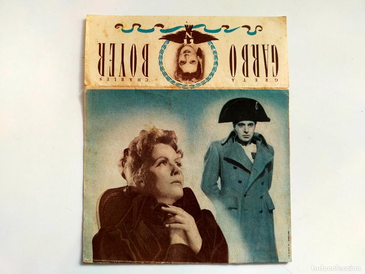 Cine: PROGRAMA DOBLE ORIG: MARIA WALEWSKA. Greta Garbo, Charles Boyer - Sin cine impreso.