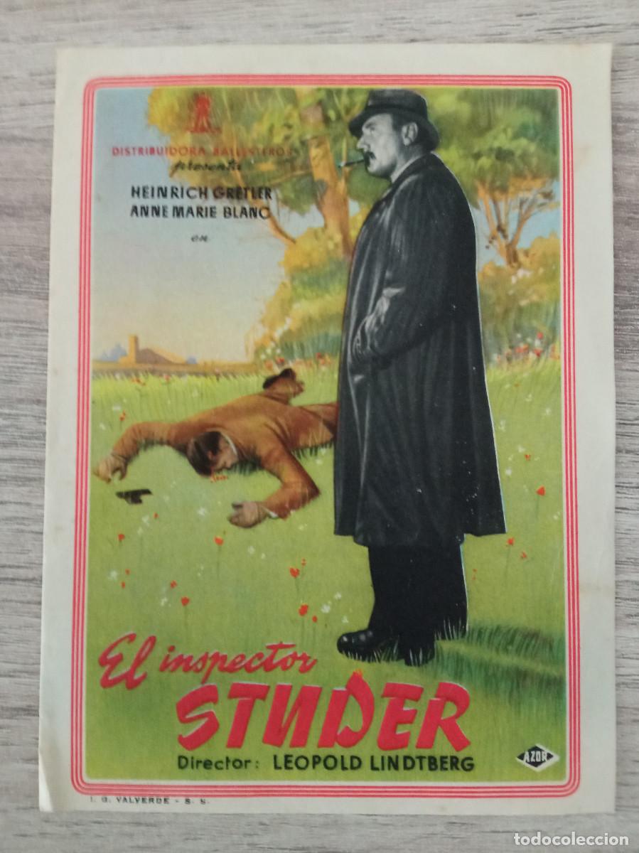 Cine: EL INSPECTOR STUDER - Foto 1